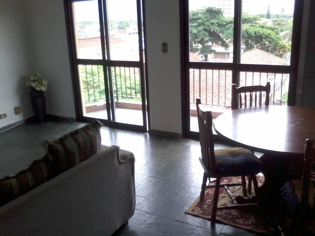 Apartamento Na Praia Grande Bagian luar foto