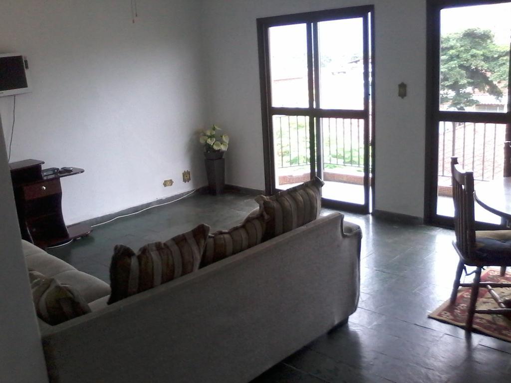 Apartamento Na Praia Grande Bagian luar foto