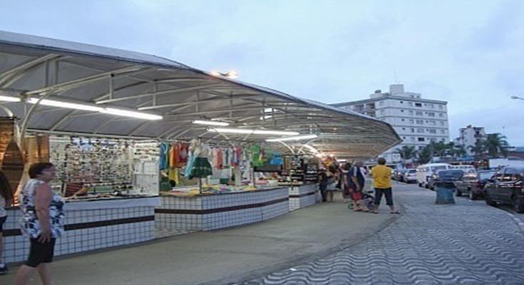 Apartamento Na Praia Grande Bagian luar foto